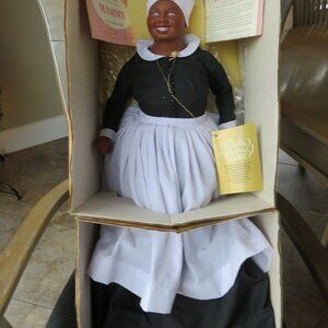 NIB Franklin Mint 1989 Hattie McDaniel Mammy Gone With The Wind Porcelain Doll